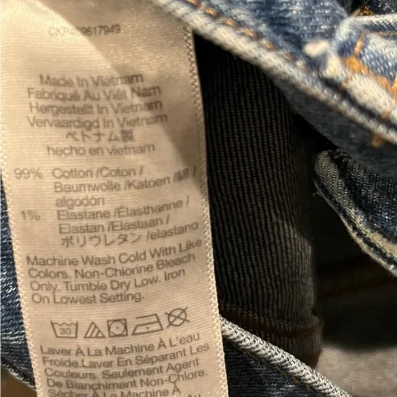 Madewell Perfect Vintage Wide Leg Crop jeans size 27 - Picture 6 of 6